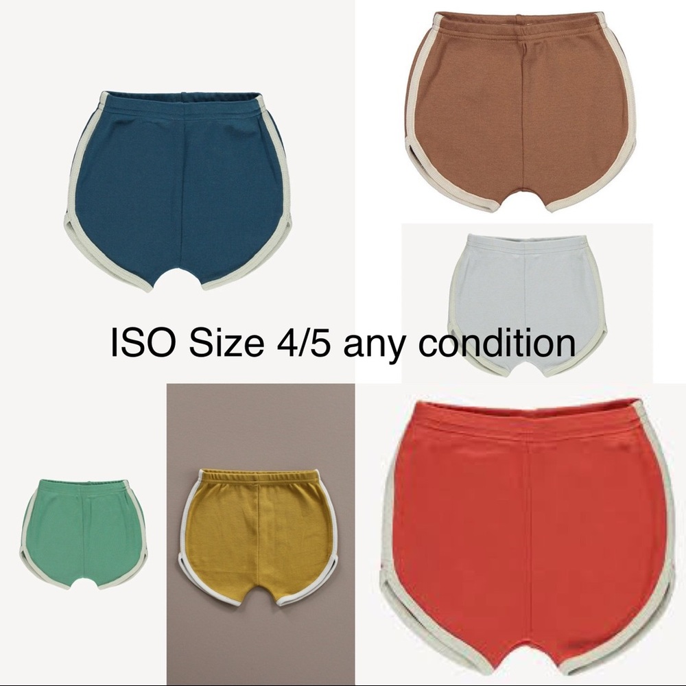 ISO Fin & Vince Vintage Track Shorts size 4/5